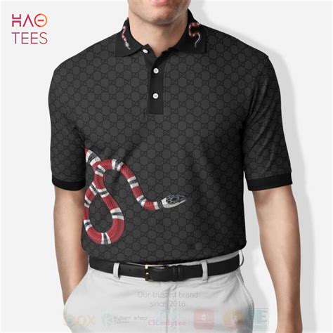 gucci snake tshirt|gucci snake and bee polo.